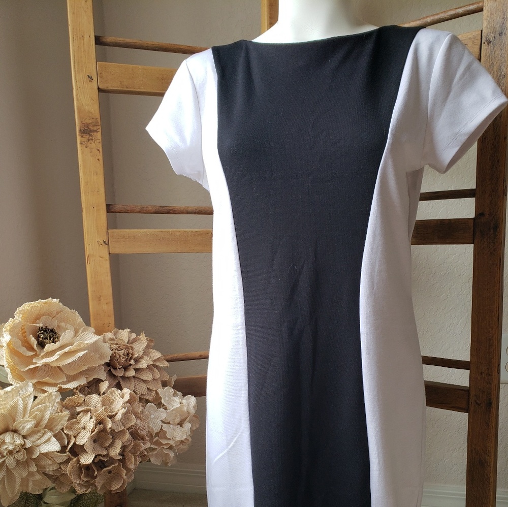 Black and white dress